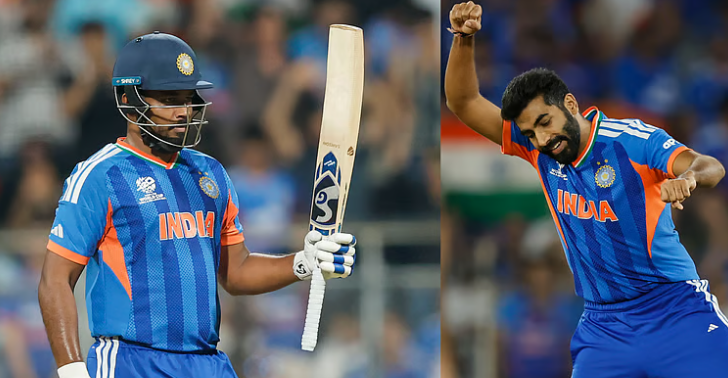 ലോക കിരീടത്തിലേക്ക് ഇന്ത്യയെ നയിച്ചു; സഞ്ജുവും ബുംറയും ഐസിസി പുരസ്‌കാര പട്ടികയില്‍