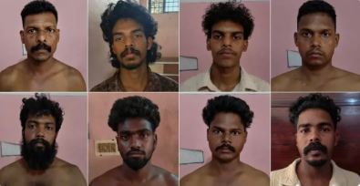 വീട് കയറി ആക്രമണ നടത്തിയ കേസിൽ 8 പ്രതികളെ ആറ്റിങ്ങൽ പോലീസ് അറസ്റ്റ് ചെയ്തു