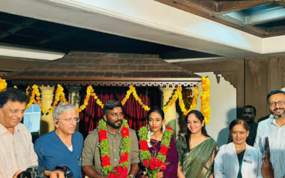 വീണ്ടും വിവാഹവേദിയായി ലേക് ഷോര്‍ ആശുപത്രി; ചികിത്സയിലുള്ള യുവതിയെ താലി ചാര്‍ത്തി വരൻ