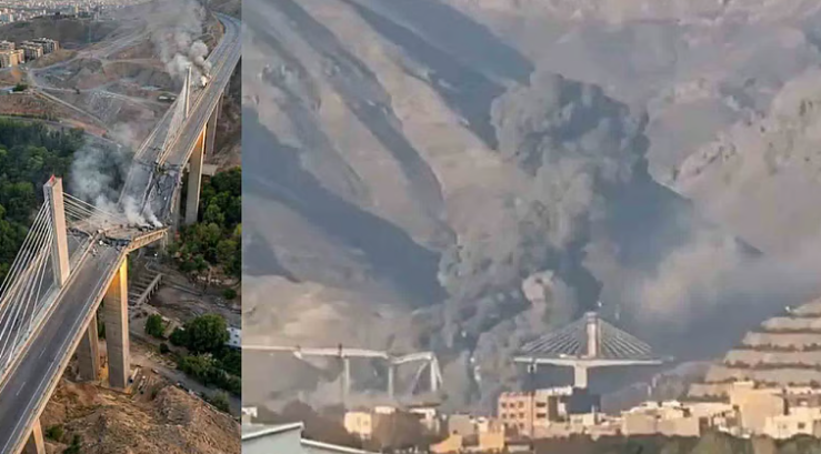 ഇറാനിലെ ഏറ്റവും വലിയ പാലം യുഎസ്-ഇസ്രയേല്‍ ആക്രമണത്തില്‍ തകര്‍ന്നു, നിരവധി പേര്‍ക്ക് പരിക്ക്
