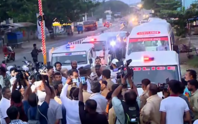 ചേതനയറ്റ ശരീരവുമായി അവര്‍ നാട്ടിലേക്ക് മടങ്ങുന്നു; ഉള്ളുലഞ്ഞ് കേരളം; സ്‌കൂളില്‍ പൊതുദര്‍ശനം