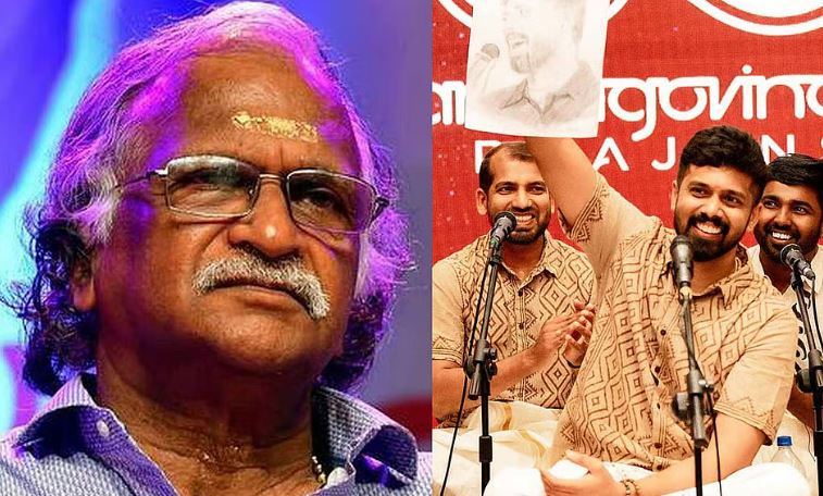 ‘നന്ദഗോവിന്ദം ക്രിസ്തീയ ഭക്തിഗാനം പാടരുതെന്ന് പറയാന്‍ ആര്‍ക്കാണവകാശം?’; സംഗീതത്തിന് മതമില്ല: ശ്രീകുമാരന്‍ തമ്പി