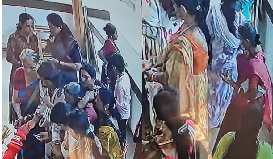 ക്ഷേത്രോത്സവത്തിനിടെ മാല പൊട്ടിച്ചോടി; സ്ത്രീകളെ കൈയോടെ പിടികൂടി നാട്ടുകാര്‍