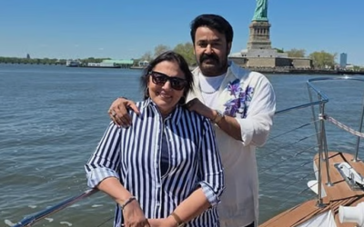 വിവാഹ വാർഷികം ആഘോഷിച്ച് മോഹൻലാലും സുചിത്രയും