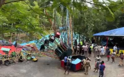 വെമ്പായത്തെ ഹാപ്പി ലാൻഡില്‍ റൈഡ്‌ പൊട്ടി വീണ് അപകടം