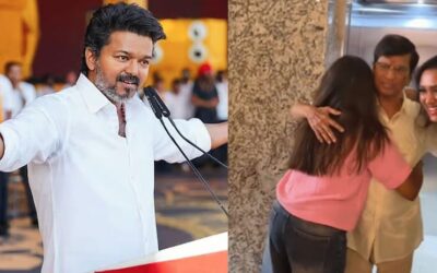 ആഘോഷങ്ങള്‍ ആരംഭിച്ച് വിജയ്‌യുടെ കുടുംബം; അച്ഛന്‍ ചന്ദ്രശേഖറെ കെട്ടിപ്പിടിച്ച് ബന്ധുക്കള്‍