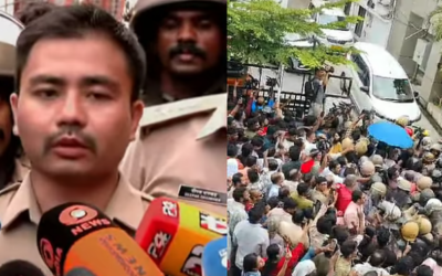 ഇഡിയെ ആക്രമിച്ച കേസ്: നാല് സിപിഎം പ്രവര്ത്തകര് അറസ്റ്റില്; പാളയത്ത് വന് പൊലീസ് സന്നാഹം