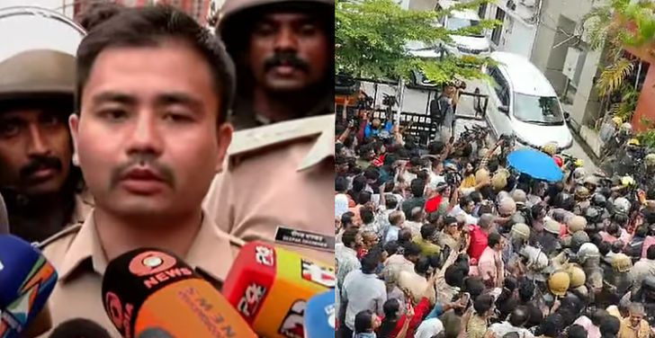 ഇഡിയെ ആക്രമിച്ച കേസ്: നാല് സിപിഎം പ്രവര്‍ത്തകര്‍ അറസ്റ്റില്‍; പാളയത്ത് വന്‍ പൊലീസ് സന്നാഹം