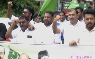ജി സുകുമാരന്‍ നായര്‍ക്കും വെള്ളാപ്പള്ളിക്കുമെതിരെ അസഭ്യവര്‍ഷവുമായി മുസ്ലീം ലീഗ് പ്രകടനം