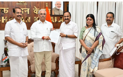 സത്യപ്രതിജ്ഞ വേദിയില് മുഖ്യമന്ത്രിയും മന്ത്രിമാരും മാത്രം മതി; ലോക്ഭവന് നിര്ദേശം