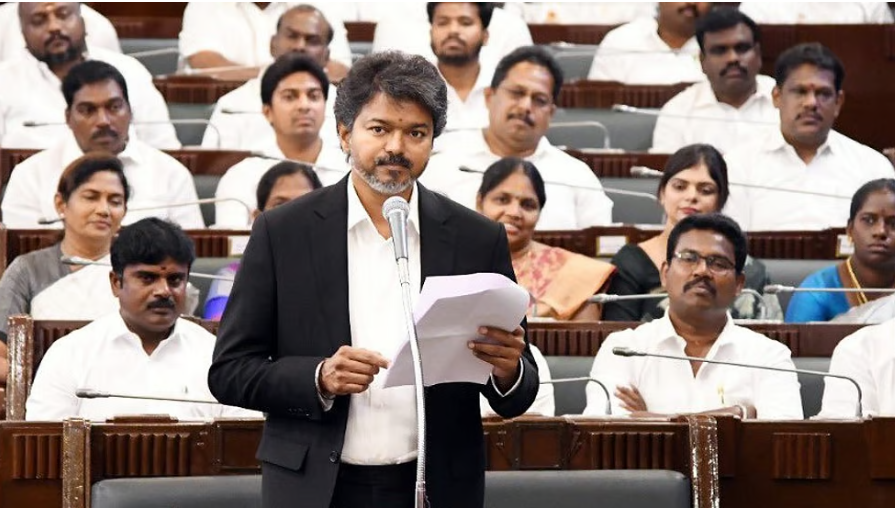 തമിഴ്‌നാട് നിയമസഭയിൽ വിജയ് കരുത്ത് തെളിയിച്ചു; ടിവികെ സർക്കാരിന് ഭൂരിപക്ഷം