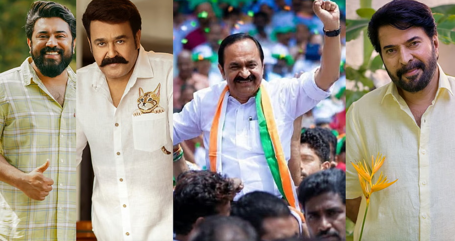 വി ഡി സതീശന് ആശംസകളുമായി മമ്മൂട്ടിയും മോഹൻലാലും ഉൾപ്പെടെ താരലോകം