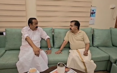 ‘ഞങ്ങള്‍ തമ്മില്‍ എന്ത് ഉപാധി ?’; രമേശ് ചെന്നിത്തലയുമായി കൂടിക്കാഴ്ച നടത്തി വിഡി സതീശന്‍