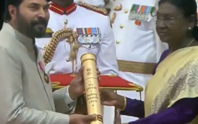 ഇനി പത്മഭൂഷൺ മമ്മൂട്ടി; വാപ്പച്ചിയ്ക്ക് കയ്യടിച്ച് ദുൽഖർ സൽമാൻ