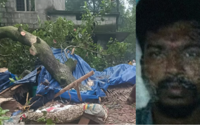 ഉറങ്ങിക്കിടക്കുമ്പോള്‍ വീടിനുമുകളിലേക്ക് മരം വീണു, യുവാവ് മരിച്ചു