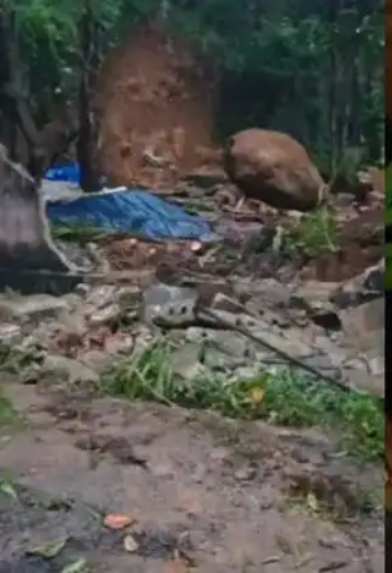 തിരുവനന്തപുരത്ത് ഇളകിവീണ പാറയ്ക്കടിയിൽ കുടുങ്ങി വയോധിക