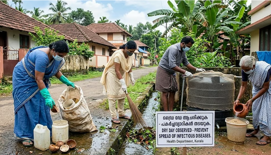 സംസ്ഥാനത്ത് മൂന്ന് ദിവസം ഡ്രൈ ഡേ; നടപടിയുമായി ആരോഗ്യവകുപ്പ്