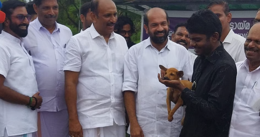 വേടന്റെ കൈകളിലേക്ക് ‘ജാനു’ എത്തി; 33-ാമത് നായക്കുഞ്ഞിനും സ്നേഹഭവനമൊരുക്കി കാവൽ കൂട്ടായ്മ
