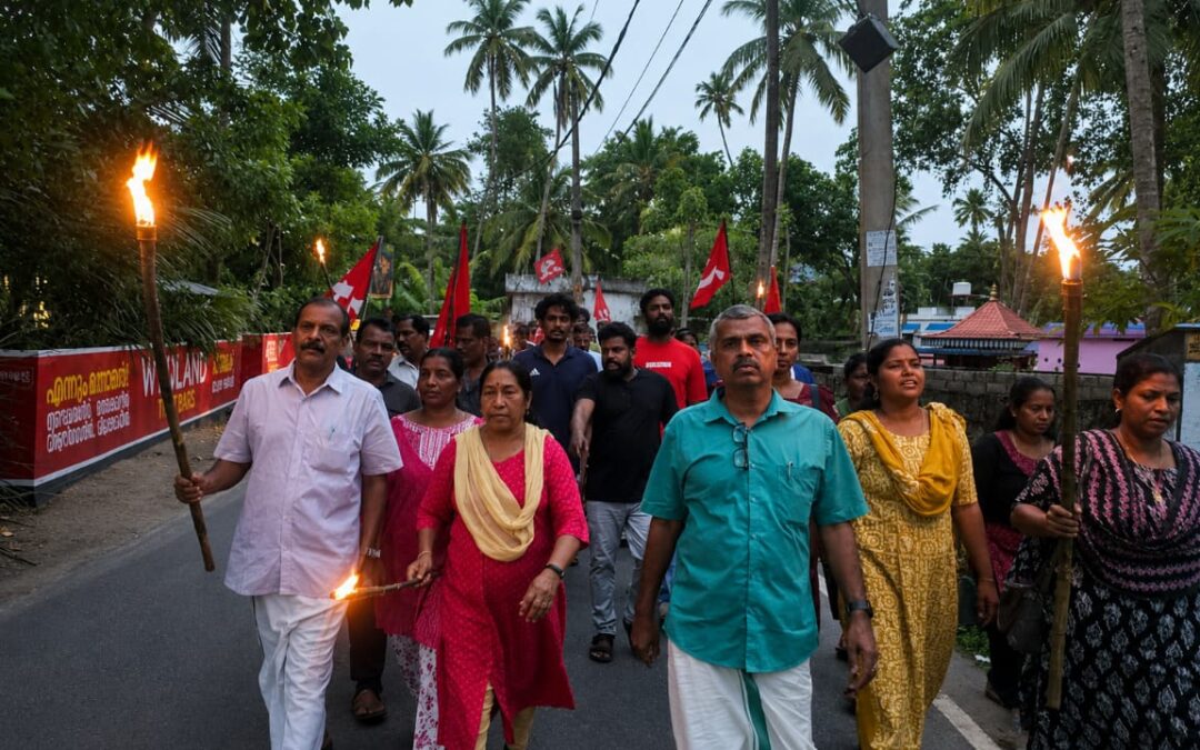 വിജയ് വിമലിനെ അറസ്റ്റ് ചെയ്തതിനെതിരെ അഞ്ചുതെങ്ങിൽ പ്രതിഷേധം