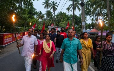 വിജയ് വിമലിനെ അറസ്റ്റ് ചെയ്തതിനെതിരെ അഞ്ചുതെങ്ങിൽ പ്രതിഷേധം