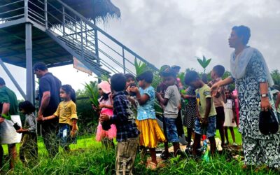ഗവ:എൽ പി എസ് ചെമ്പൂരിലെ കുട്ടികൾ കമുകിൻ തൈകൾ പ്രകൃതിയ്ക്ക് സമർപ്പിച്ചു