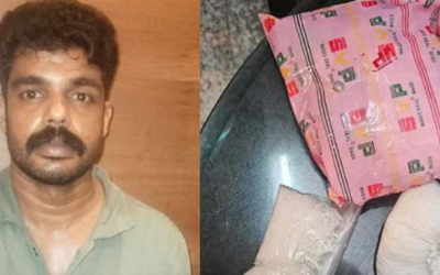 മിഠായിയുടെ ഉള്ളില്‍ എംഡിഎംഎ, സൂക്ഷിച്ചത് കൂളറിനുള്ളില്‍; യുവാവ് പിടിയില്‍