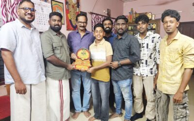 ഡി.വൈ.എഫ്.ഐ പച്ചംകുളം യൂണിറ്റിന്റെ ആഭിമുഖ്യത്തിൽ സ്നേഹോപഹാരം നൽകി