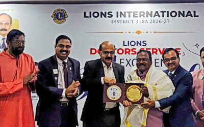ലയൺസ് ക്ലബ് ഇന്റർനാഷണൽ ഡോക്ടേഴ്സ് സോഷ്യൽ സർവീസ് എക്സലൻസ് അവാർഡ്–2026 വിതരണം ചെയ്തു