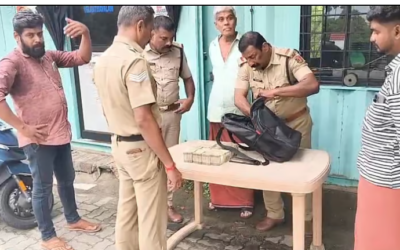 പാലക്കാട് 30 ലക്ഷവുമായി യുവാവ് പിടിയില്‍; പണം ബിജെപി നേതാവിന്റെതെന്ന് മൊഴി