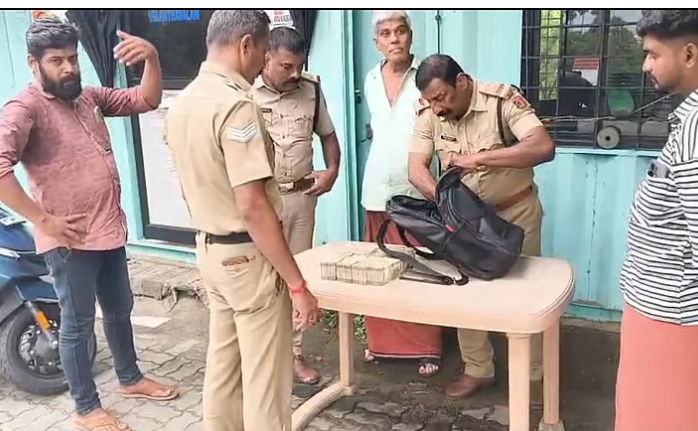 പാലക്കാട് 30 ലക്ഷവുമായി യുവാവ് പിടിയില്‍; പണം ബിജെപി നേതാവിന്റെതെന്ന് മൊഴി