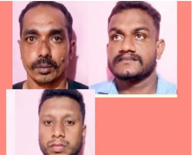 കാറിൽ മാരകായുധങ്ങളുമായി എത്തിയ മൂന്നംഗസംഘം പിടിയിൽ