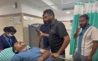 അബിന് വര്ക്കിയുടെ കാര് അപകടത്തില്പ്പെട്ടു; എംഎല്എ ഉള്പ്പെടെ നാല് പേര്ക്ക് പരിക്ക്