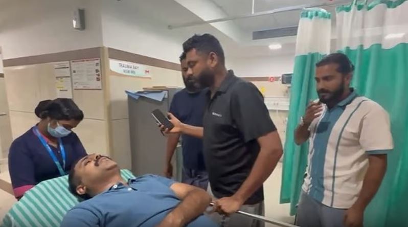 അബിന്‍ വര്‍ക്കിയുടെ കാര്‍ അപകടത്തില്‍പ്പെട്ടു; എംഎല്‍എ ഉള്‍പ്പെടെ നാല് പേര്‍ക്ക് പരിക്ക്