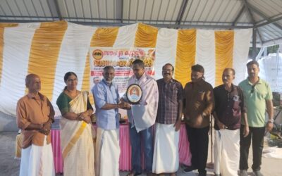 അണ്ടൂർ സൗഹൃദ കൂട്ടായ്മയുടെ നേതൃത്വത്തിൽ  ആദരവ് നൽകി