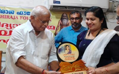 ശ്രീ വിദ്യാധിരാജ പുരസ്കാരം നേടി കൗൺസിലർ ദീപ രാജേഷ്
