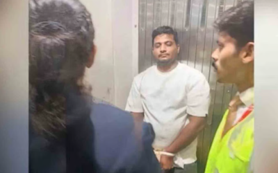വിമാനത്തില്‍ മലയാളി യുവാവിന്റെ പരാക്രമം;കീഴ്‌പ്പെടുത്തി സഹയാത്രികര്‍