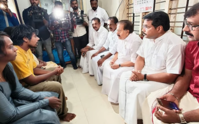 ‘ആ പരാമര്ശം വേദനിപ്പിച്ചു, മുഖ്യമന്ത്രി മാപ്പു പറയണം’; ജോണിന്റെ വീട്ടിലെത്തി ആഭ്യന്തര മന്ത്രിയും ഫിഷറീസ് മന്ത്രിയും