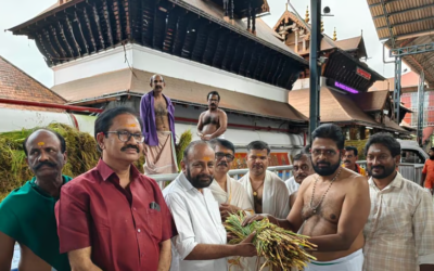 ആദ്യ കൊയ്ത്തിന്റെ നെല്ല് ഗുരുവായൂരപ്പന്; ഗുരുവായൂരിൽ ഇല്ലംനിറ ഇന്ന്