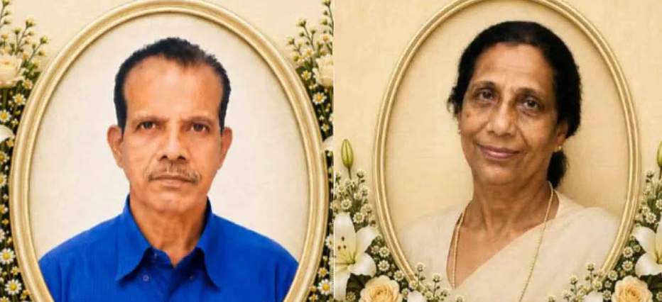 ഭർത്താവിന് അന്ത്യചുംബനം നൽകി, പിന്നാലെ കുഴഞ്ഞു വീണ് ഭാര്യയും മരിച്ചു