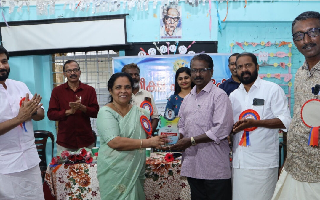 കേരള കൗമുദി ലേഖകൻ സജിതൻ മുടപുരത്തിനു ആദരവ്