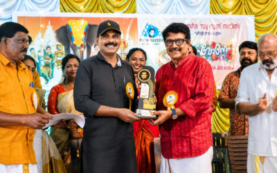പ്രേംനസീർ  ബഹുമുഖ ചലച്ചിത്ര പ്രതിഭാ പുരസ്കാരം ഏറ്റുവാങ്ങി ടൈറ്റസ് ആറ്റിങ്ങൽ
