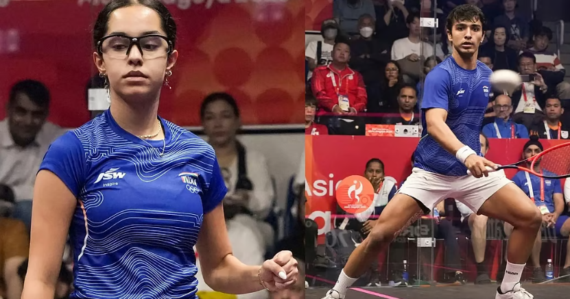 സ്വര്‍ണം, വെള്ളി ഒന്നുറപ്പ്! സ്‌ക്വാഷില്‍ അനാഹതും അഭയ് സിങും ഫൈനലില്‍
