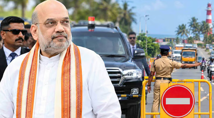 അമിത് ഷാ നാളെ കൊല്ലത്ത്; ജില്ലയില്‍ ഗതാഗത നിയന്ത്രണം