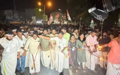 യൂത്ത് കോണ്‍ഗ്രസ് മാർച്ചിൽ സംഘർഷം; തിരുവനന്തപുരം നഗരത്തില്‍ വന്‍ പൊലീസ് സന്നാഹം