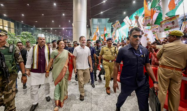 രാഹുൽ ഗാന്ധിയുടെ വാഹനവ്യൂഹം അപകടത്തിൽപ്പെട്ടു