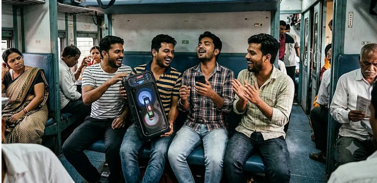 ട്രെയിനില് ഉച്ചത്തില് പാട്ടു വച്ചാല് ‘പണികിട്ടും’, പിഴയും തടവും; മുന്നറിയിപ്പുമായി റെയില്വേ