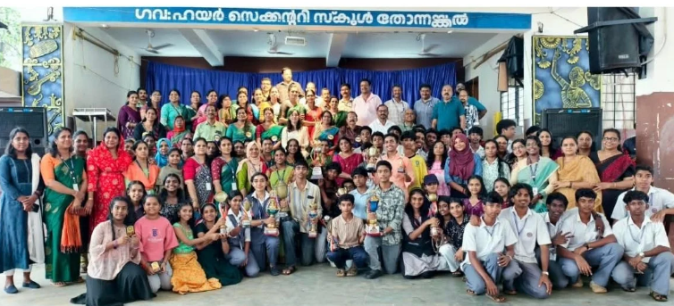 കണിയാപുരം ഉപജില്ലാ ശാസ്ത്രമേള: ഓവറോൾ ചാമ്പ്യന്മാരായി തോന്നയ്ക്കൽ ഗവ. എച്ച്.എസ്.എസ്
