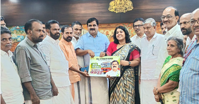 കെഎസ്ആര്‍ടിസിക്ക് വീണ്ടും ബസ്; ഇത്തവണ എംഎല്‍എ ഫണ്ടിലൂടെ; തുടക്കമിട്ട് പ്രവീണ്‍ കുമാര്‍