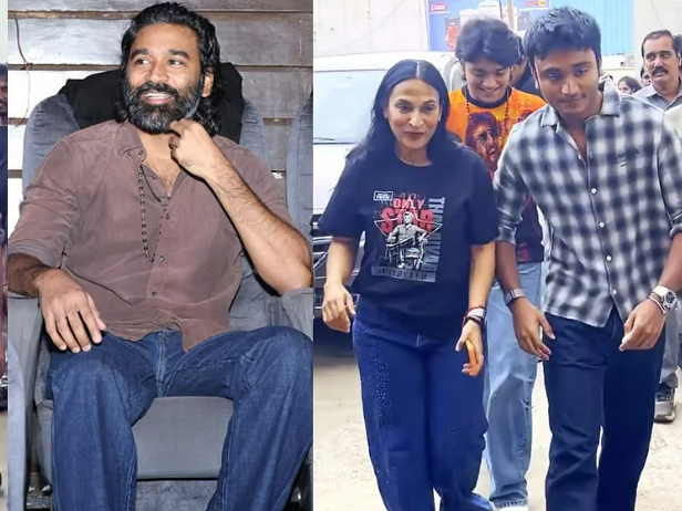 എന്നും എപ്പോഴും തലൈവർ ഫാൻ; ‘ജയിലർ 2’ ഫസ്റ്റ് ഷോ കാണാൻ ധനുഷ്, മക്കൾക്കൊപ്പമെത്തി ഐശ്വര്യയും