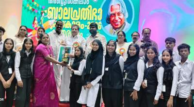 ആലംകോട് ഗവ. വൊക്കേഷണൽ ഹയർ സെക്കൻഡറി സ്കൂളിന് ഡോ.എ.പി.ജെ അബ്ദുൽ കലാം ബാലപ്രതിഭ പുരസ്കാരം ലഭിച്ചു